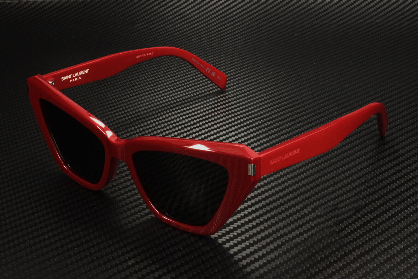 Saint Laurent Sl 466 003 Red Cat Eye 54 Mm
