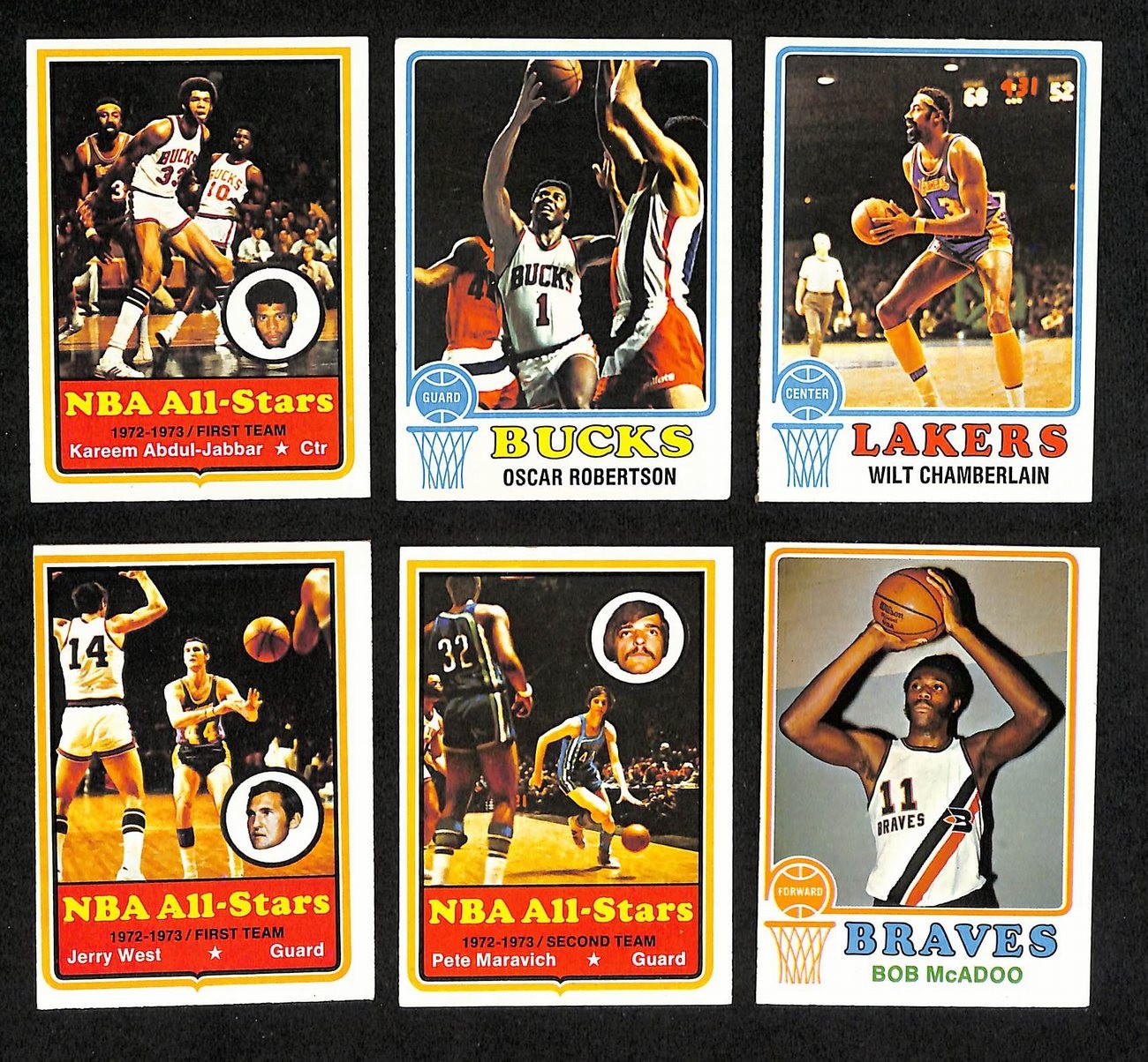 1973-74 Topps Basketball Complete Set (264)