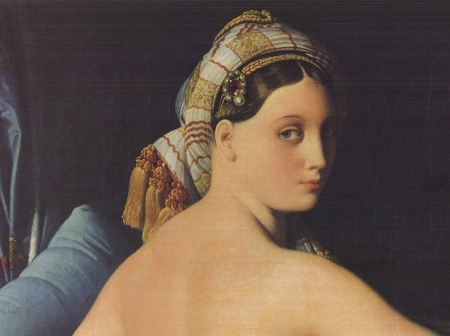 Dominique Ingres L Grande Odalisque " Offset Lithograph Impressio