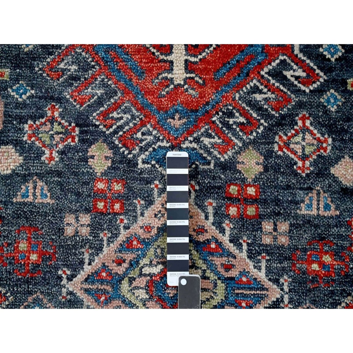 12'X18' Black Supple Organic Wool Hand Knotted Oversize Oriental Rug