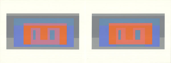 Josef Albers Formulation: Articulation I " Serigraph Abstract Gray