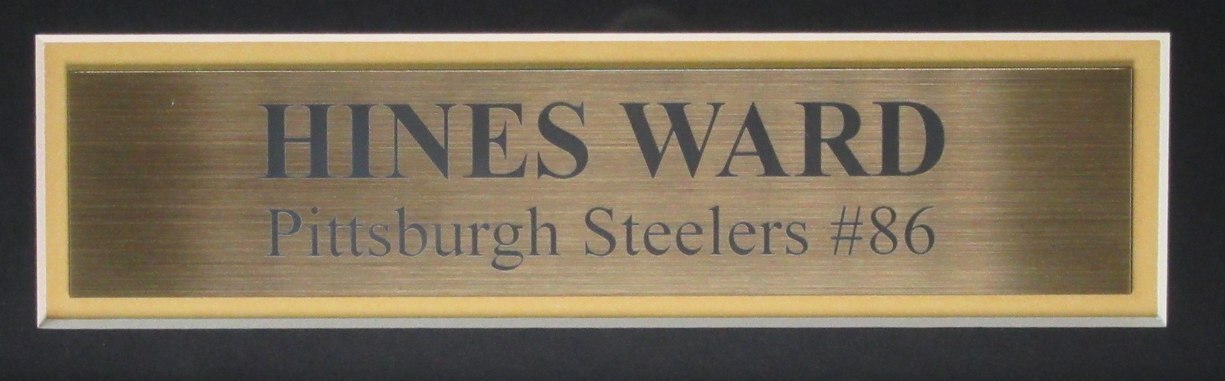 Hines Ward Signed/Autographed White Pittsburgh