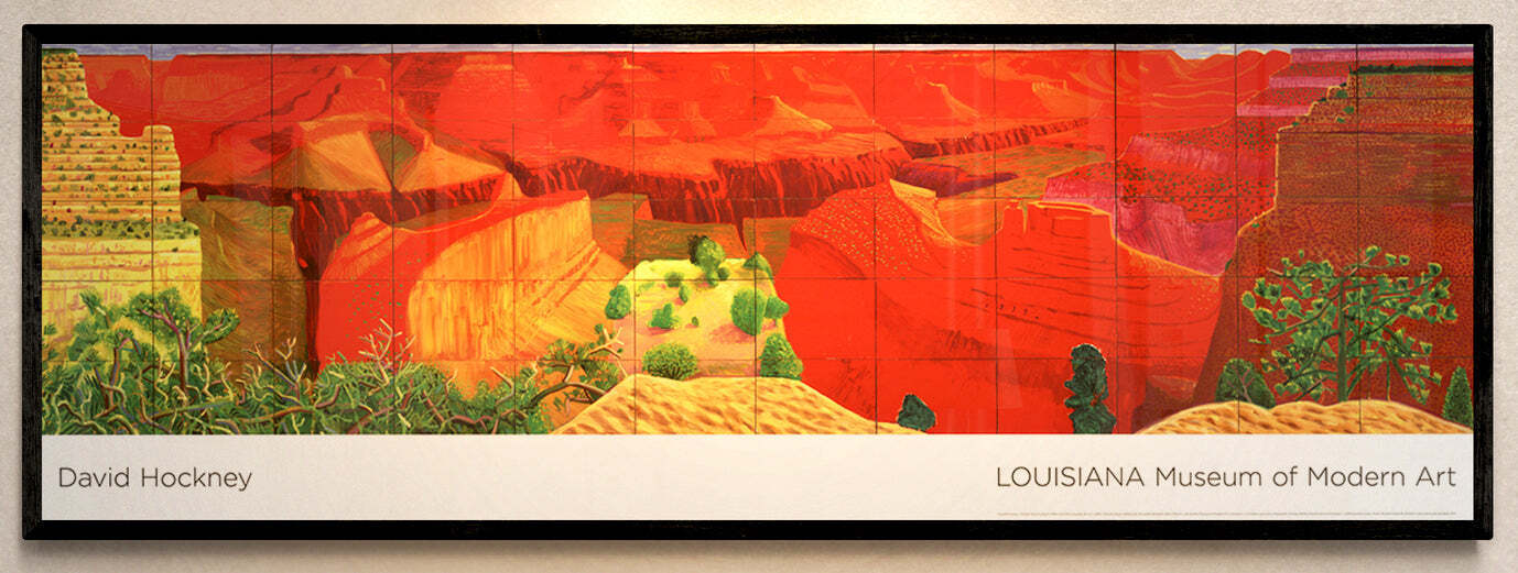 DAVID HOCKNEY A Closer Grand Canyon 18" x 53.75"