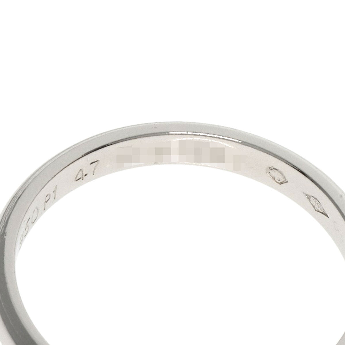 CARTIER Ring Classic Wedding Band #47 Platinum