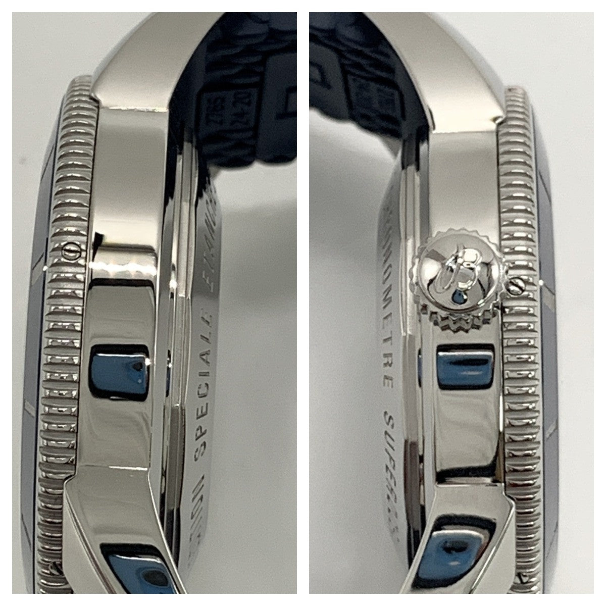 Breitling Ab2020 Navy Case Size 50Mm Band Size 16Cm Men'S Used Watch #2414