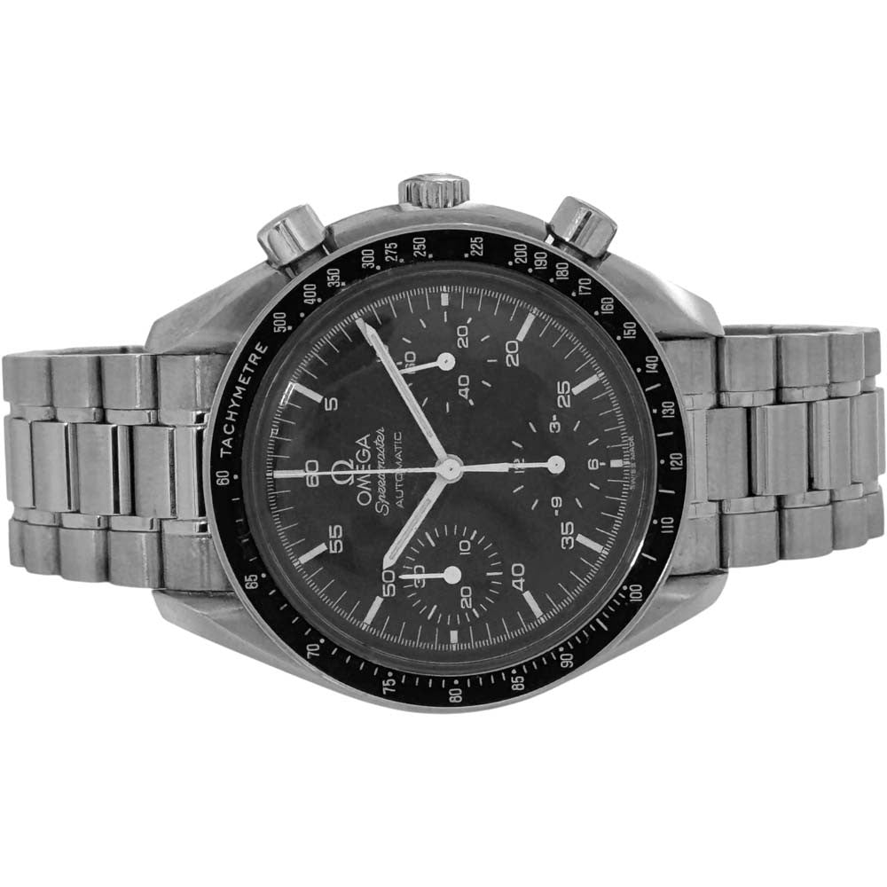Omega Speedmaster Automatic 3510.50 Black Case Size 38Mm Used Watch #351125