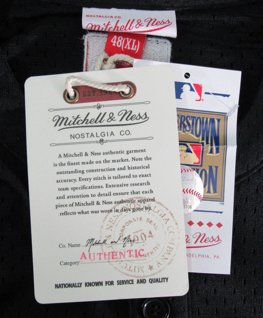 Jeff Bagwell Hof Autographed Mitchell & Ness
