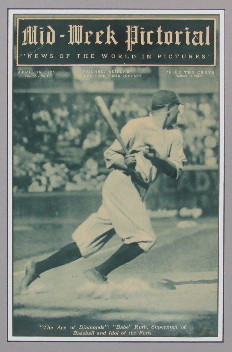 Mid-Week Pictorial Newspaper April 16, 1925 Babe