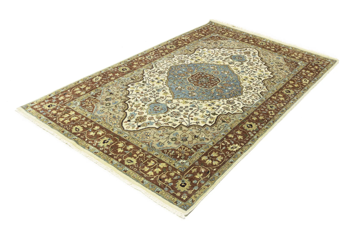 5X8 Ft Handmade Heriz Serapi Oriental Rug Classic