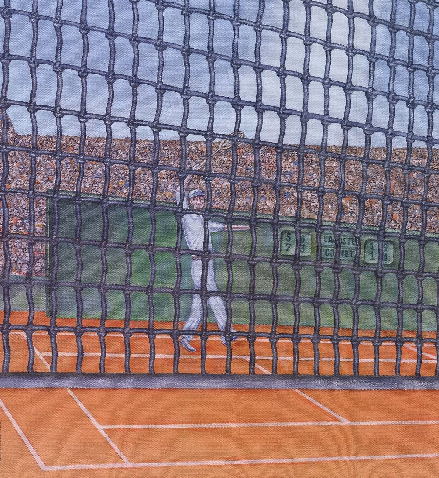 Konrad Klapheck Roland Garros French Open " Poster Pop Art Bl