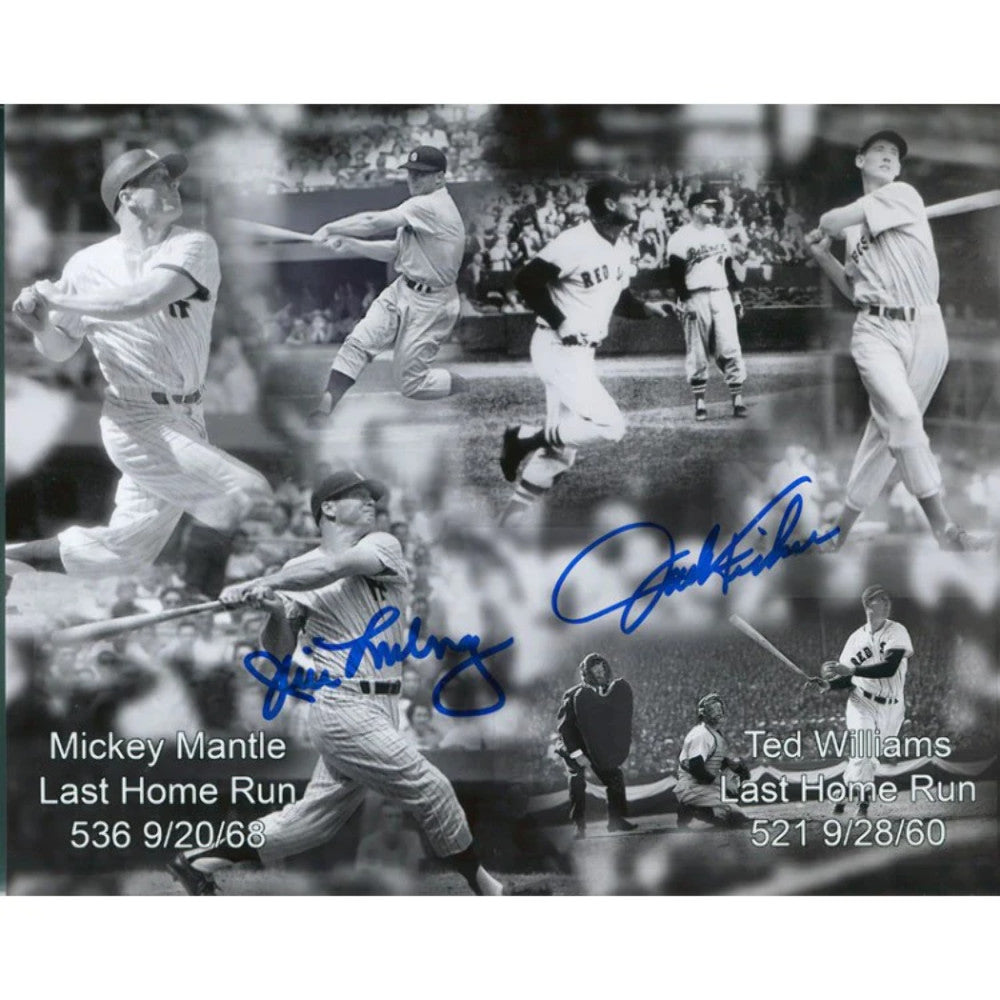 Jim Lonborg And Jack Fisher Autographed Commemorative 8X10 Photo