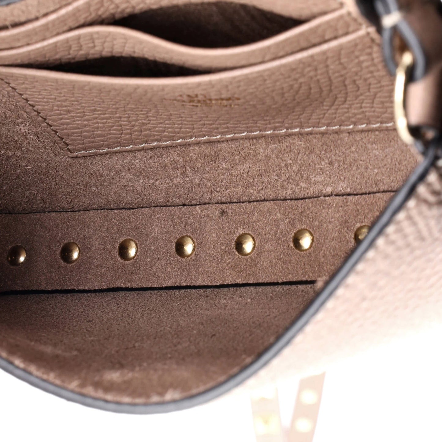 Valentino Garavani Rockstud Top Handle Crossbody Pouch Leather Mini