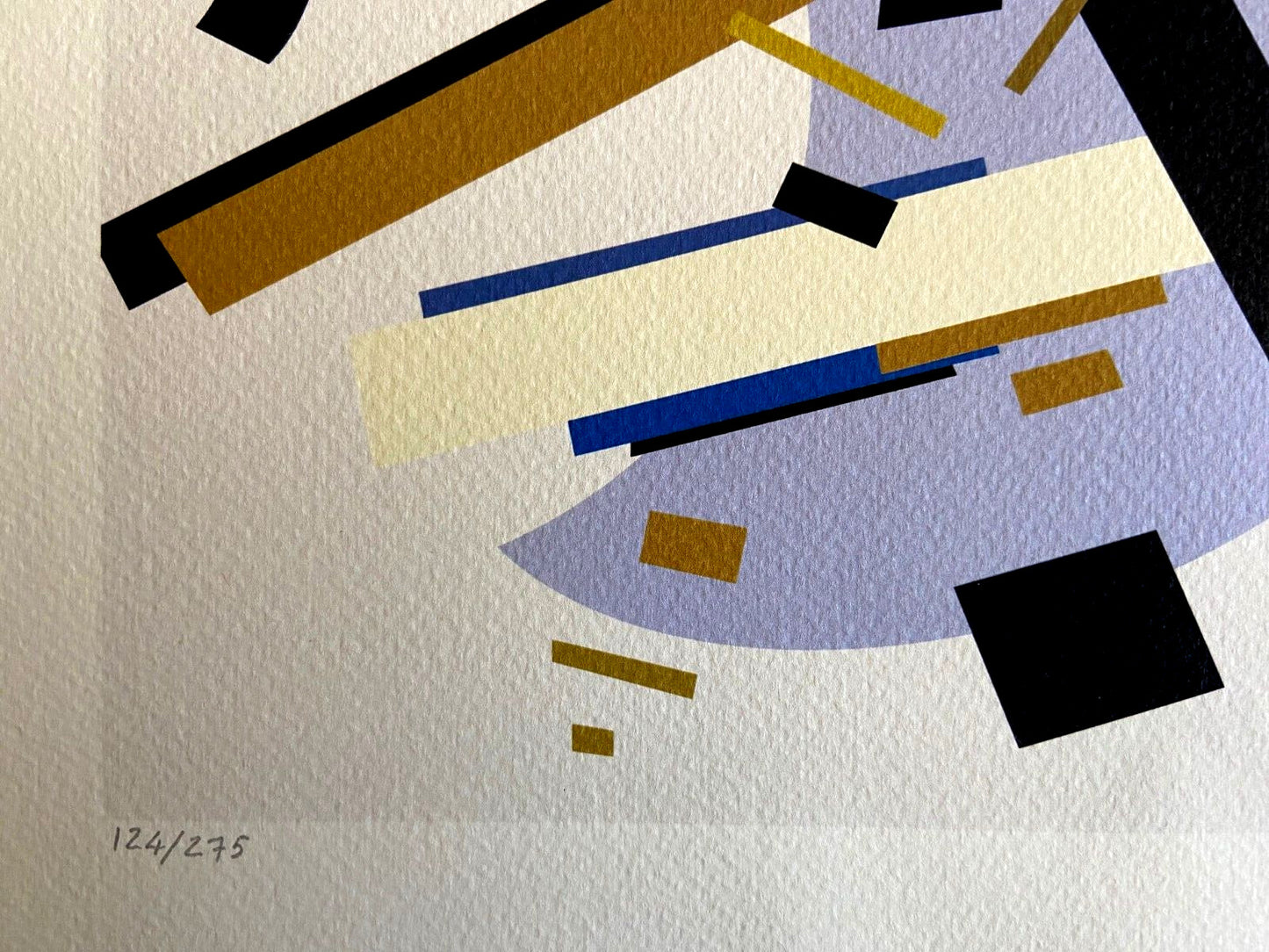 Kazimir Malevich Lithograph Coa Signed Op