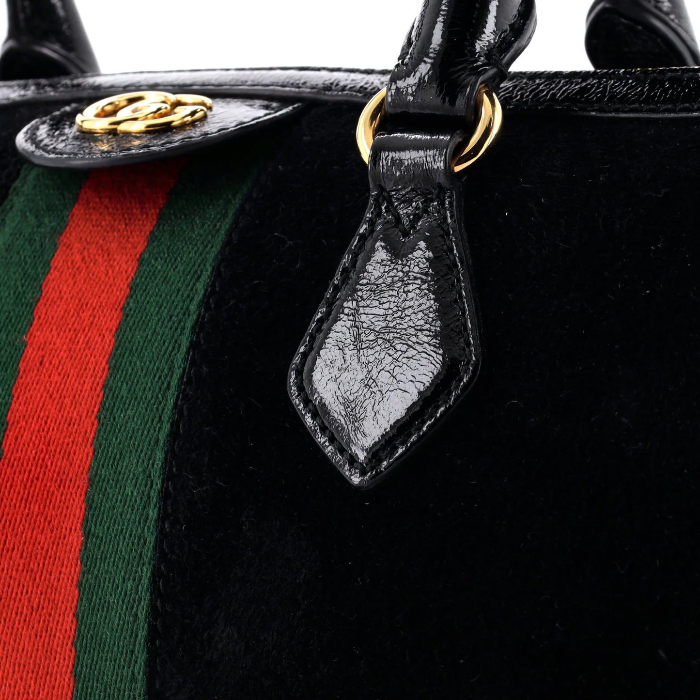 Gucci Ophidia Boston Bag Suede Medium