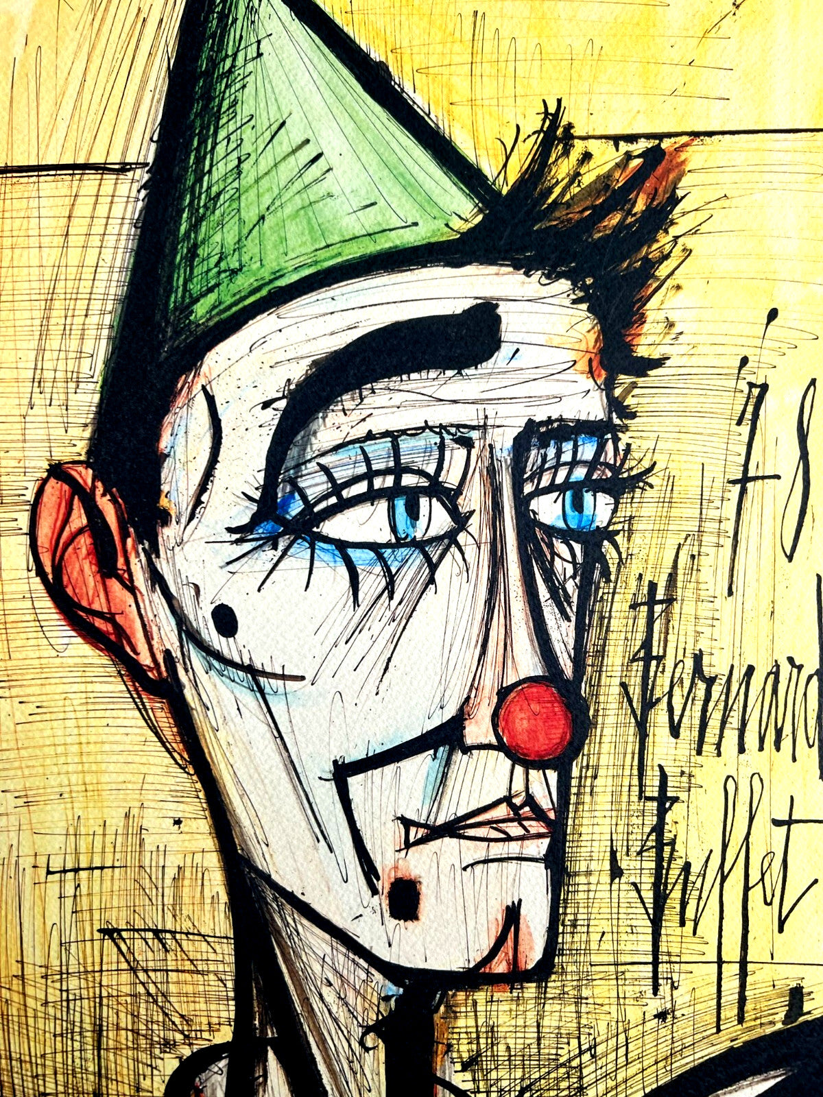 Bernard Buffet Lithograph Certified Coa Signed In
