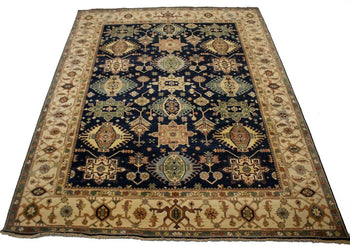 8X10 ft Handmade Indo Karajeh Oriental Rug