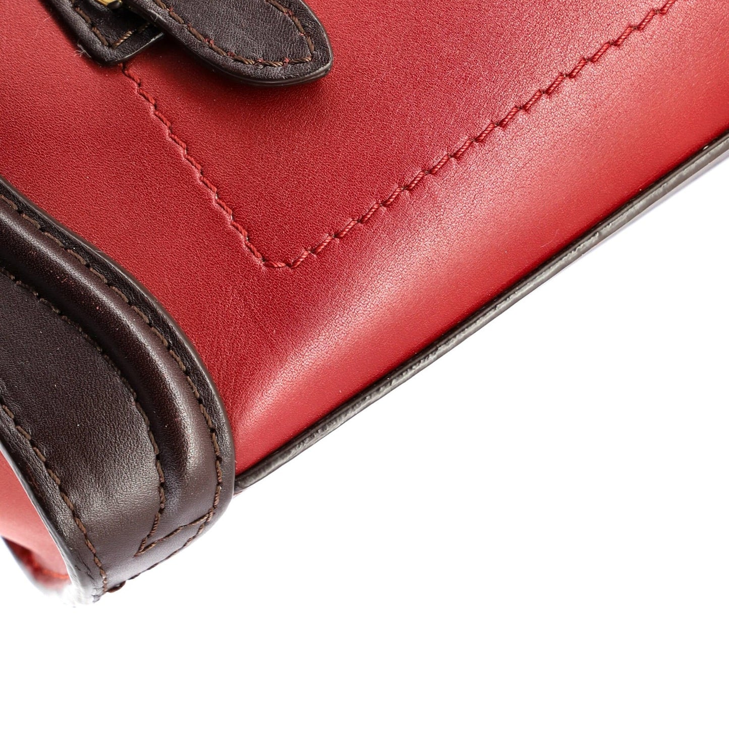 Nano Celine Tricolor Luggage Bag Leather