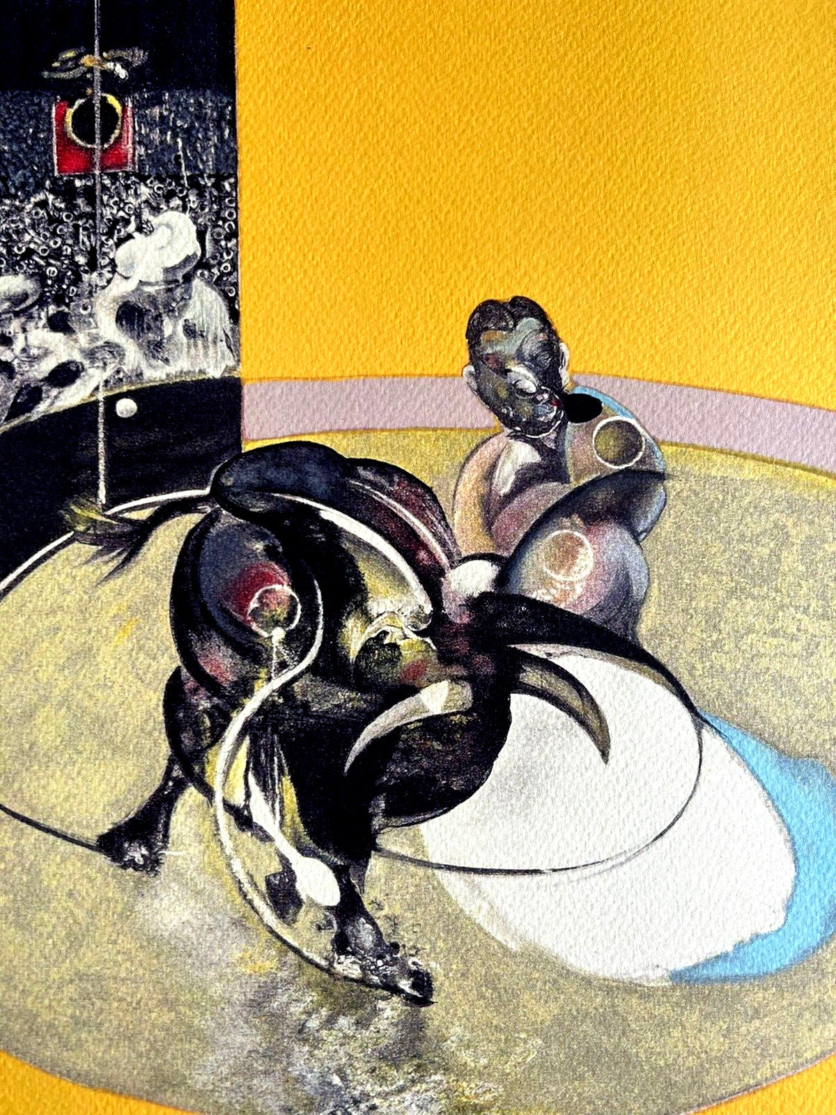Francis Bacon Lithograph Coa Signed In Pen Numbered In Pencil Certified