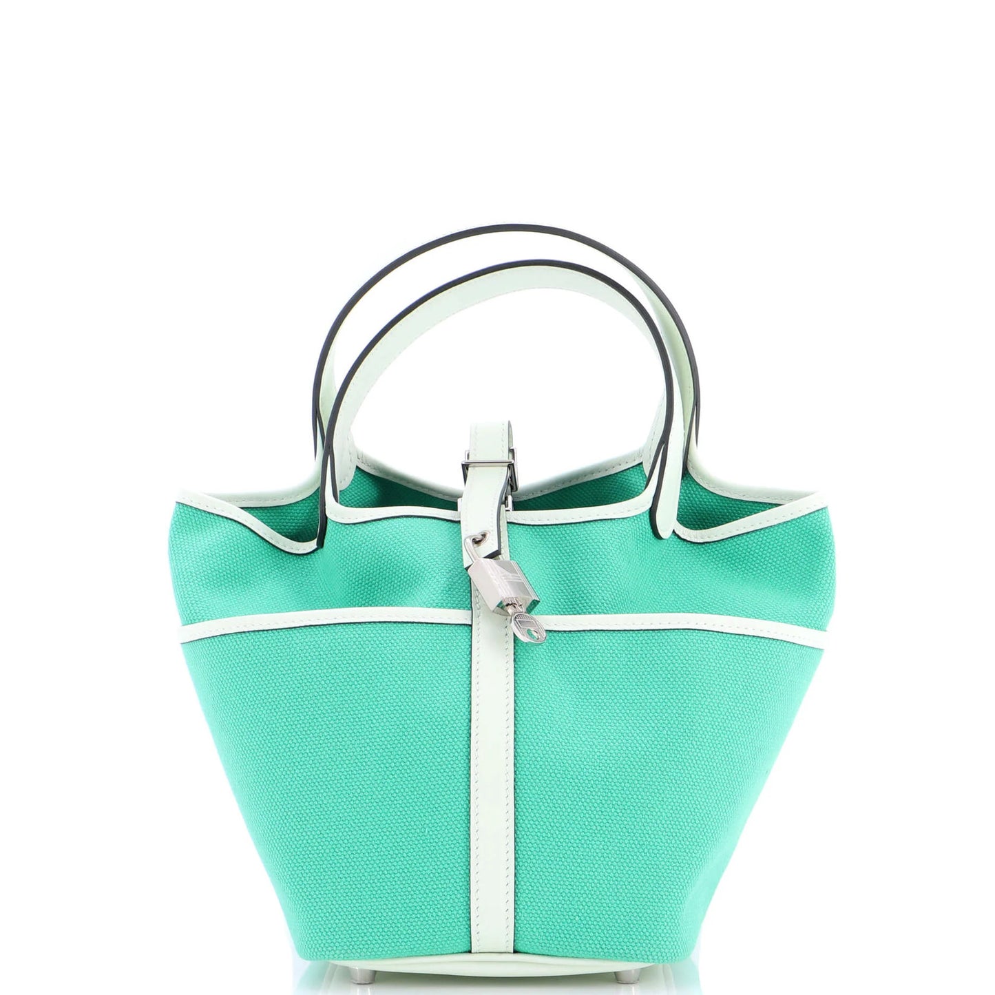 Hermes Cargo Picotin Lock Bag Canvas And Swift Pm