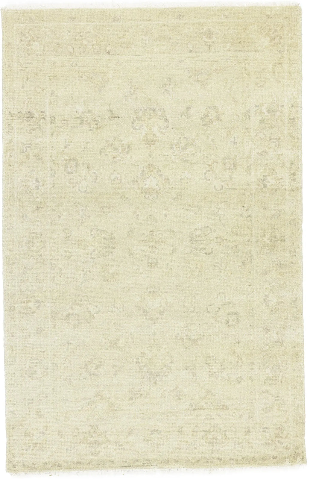 4X6 Ft Transitional Oriental Rug Floral Design