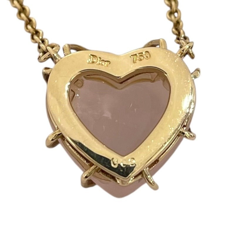 Christian Dior Rose Necklace 750 Rose Quartz