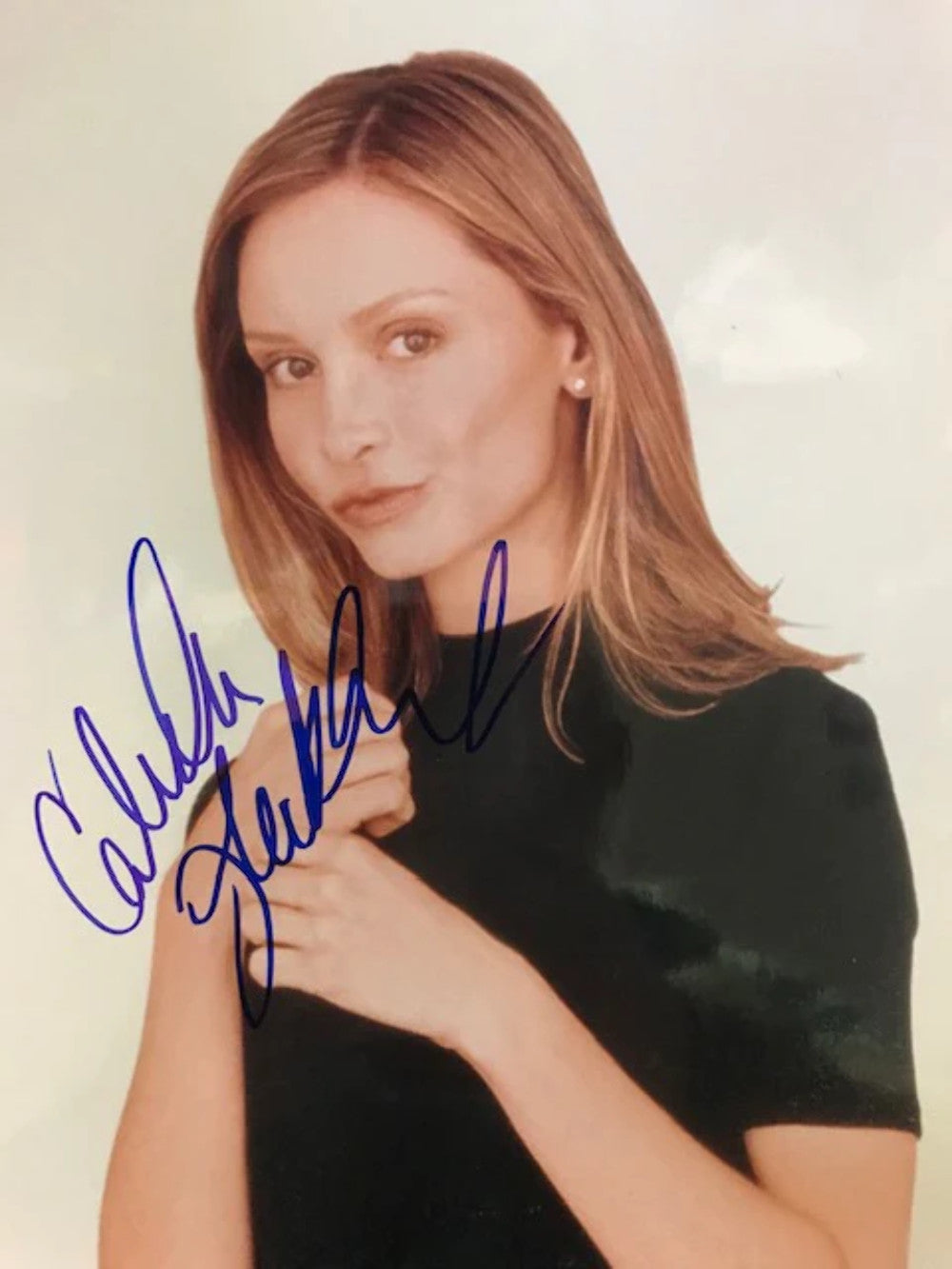 Calista Flockhart Autographed 8X10 Celebrity Photo