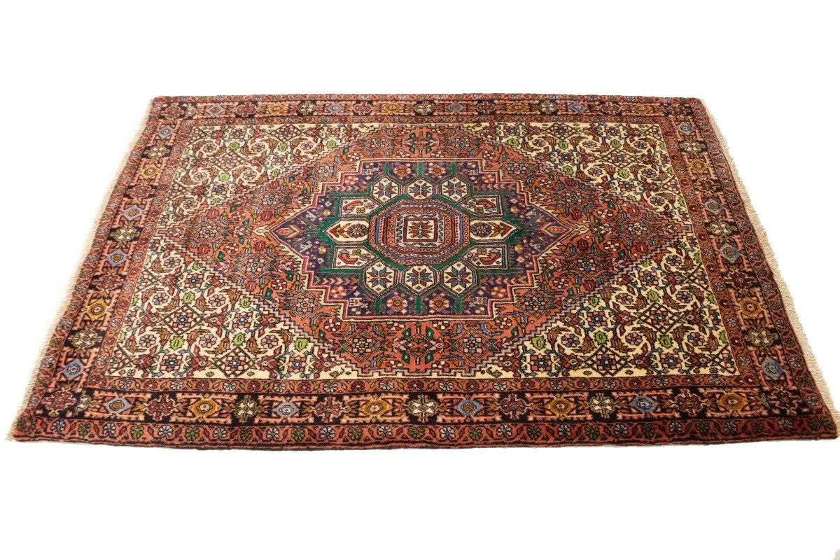 Handmade Wool Bidjar Oriental Rug Rare Vintage