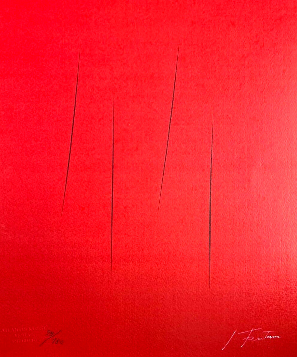 Lucio Fontana Lithograph