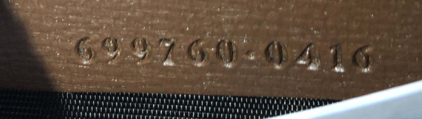 Gucci Horsebit 1955 Flap Wallet With Strap Gg Coated Canvas