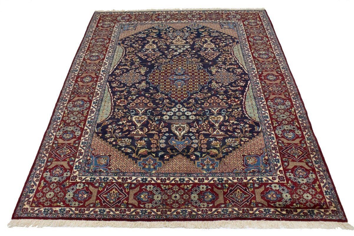 Vintage Oriental Rug Classic Floral Geometric