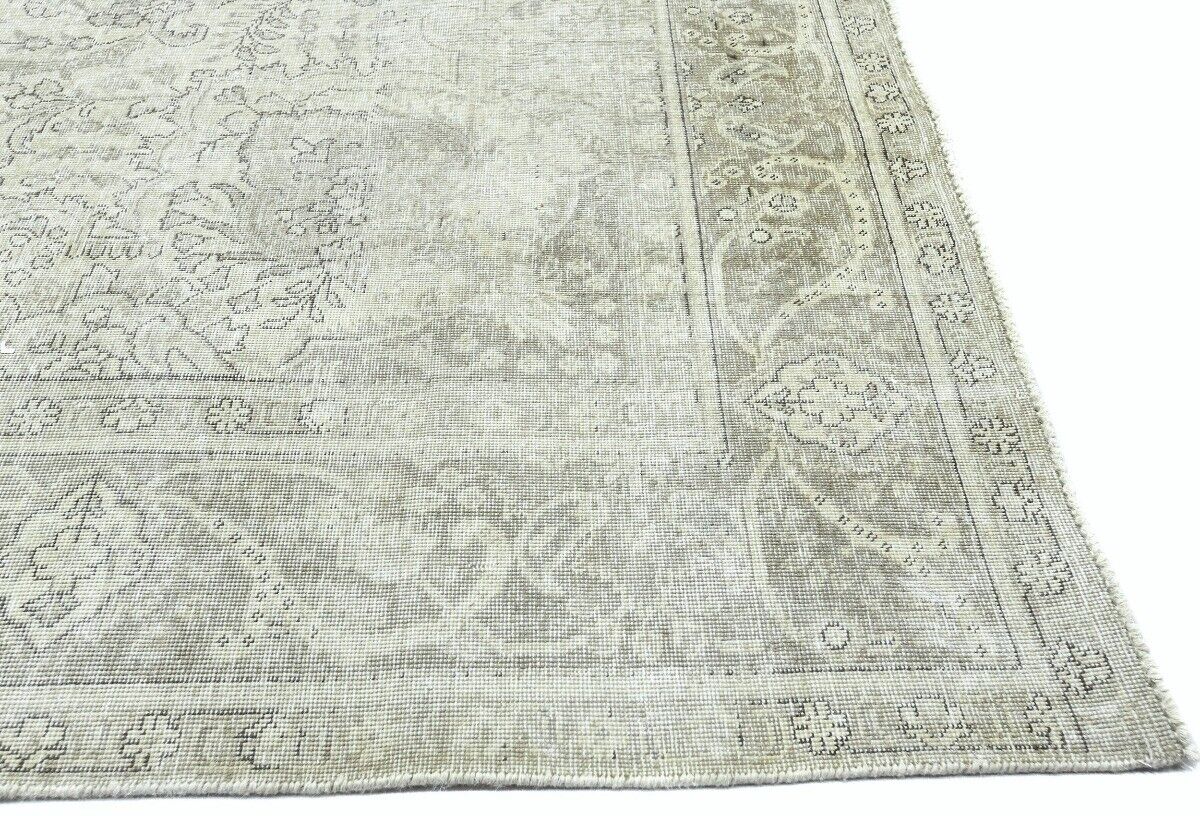 Handmade Antique Distressed Oriental Rug Muted