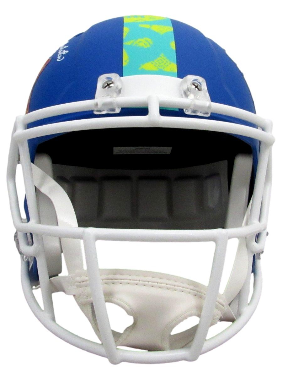 Jordan Mailata Signed Blue Sb Lix Full Size