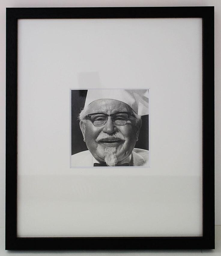 Colonel Harlan G. Sanders Vintage Photo Gelatin