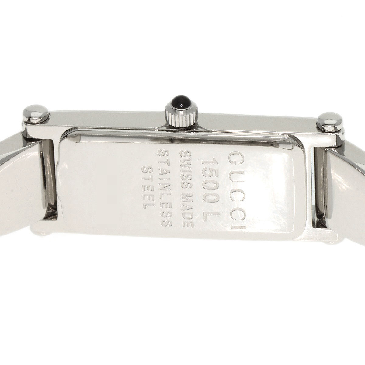 Gucci 1P Diamond Watches 1500L Stainless Steel/Stainless Steel Ladies