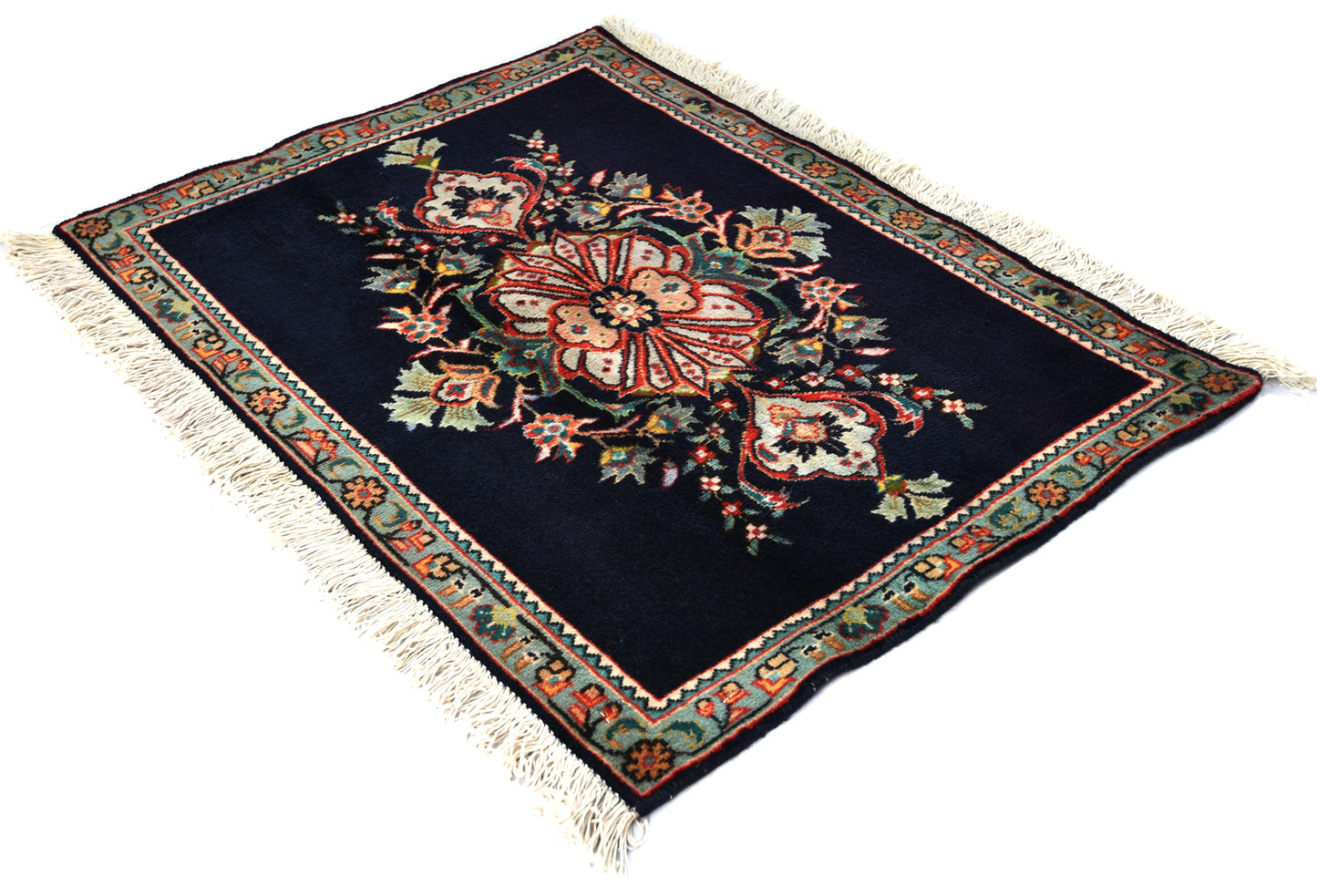 2X3 Ft Small Classic Floral Oriental Rug Entryway