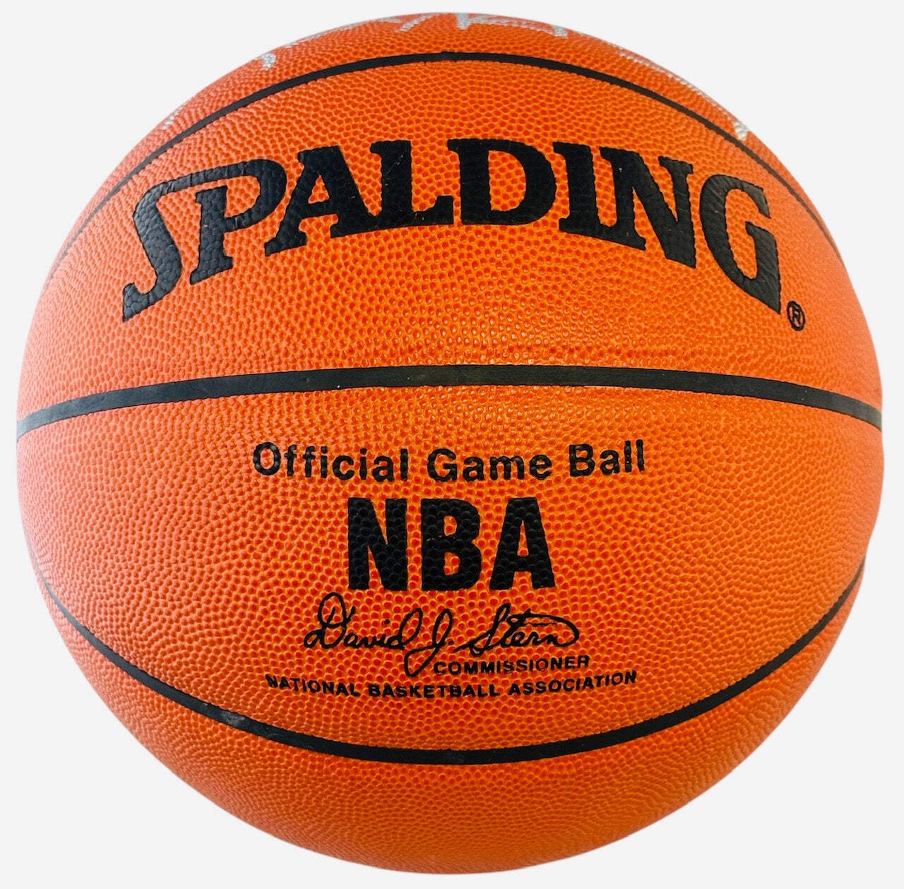 Rick Barry Autographed Spalding Leather Game Basketball