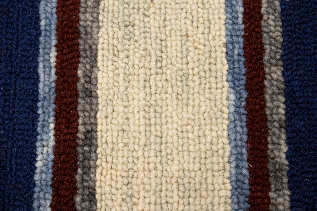 Stripes Design Hand-Tufted Modern Multicolored