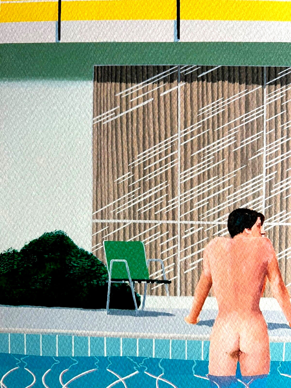 David Hockney - Lithograph Coa Original Signed Numbered By Hand Limited