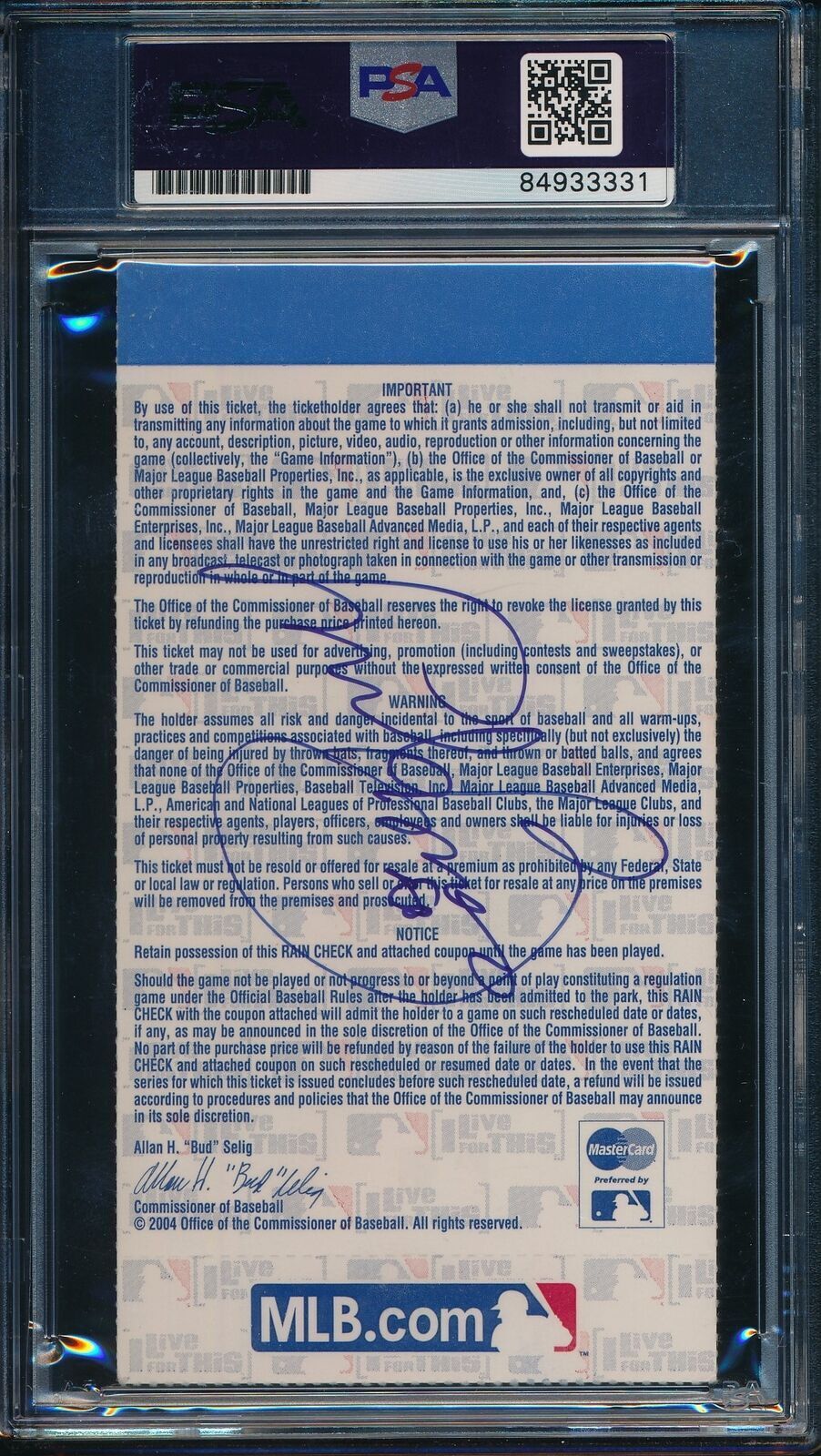 2004 World Series Game 4 Ticket Curse Reversed