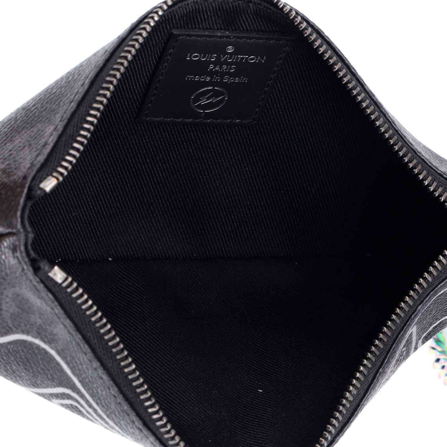 Louis Vuitton Iphone Pouch Flash Fragment Monogram Eclipse Canvas