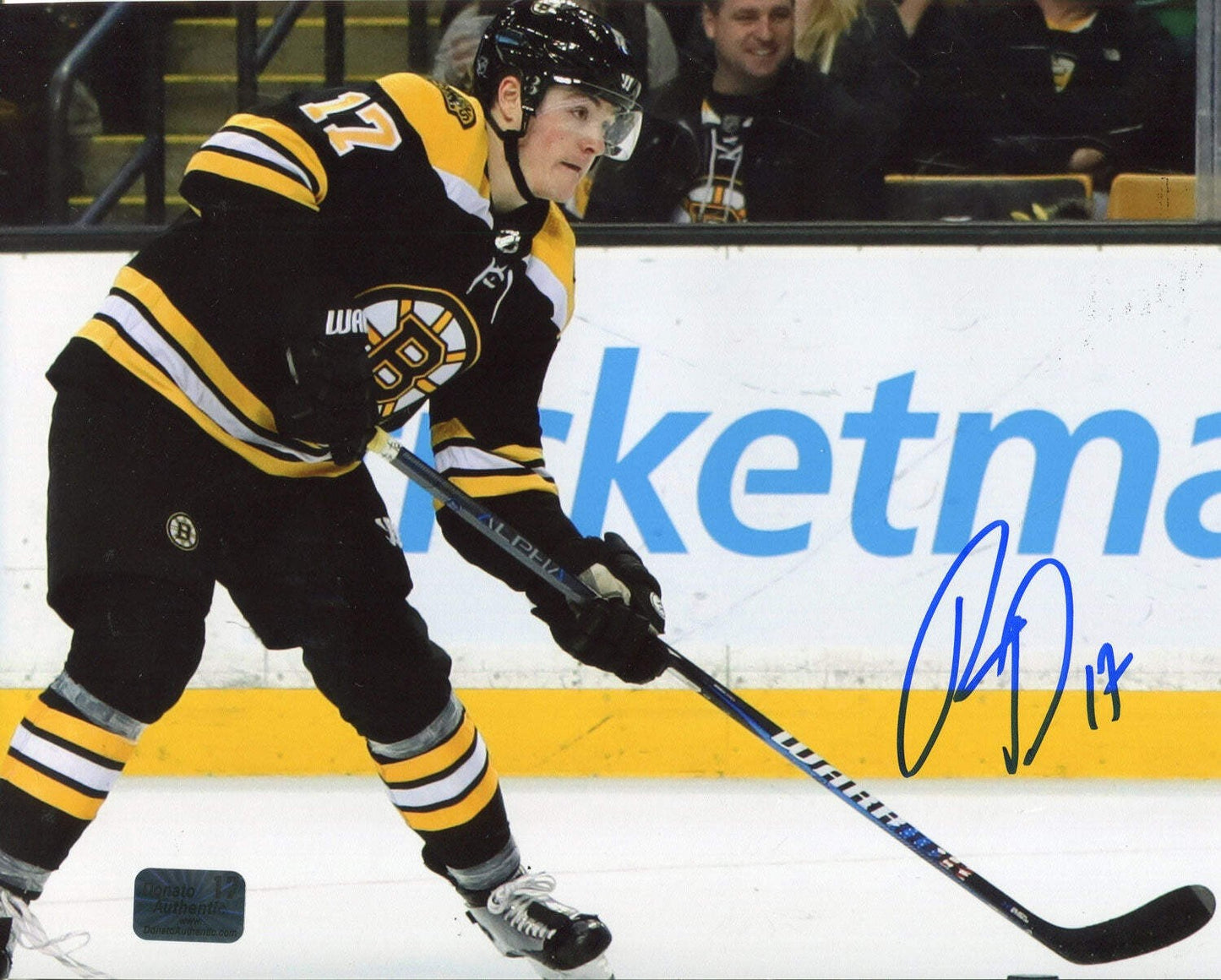 Ryan Donato Autographed 8X10 Photo