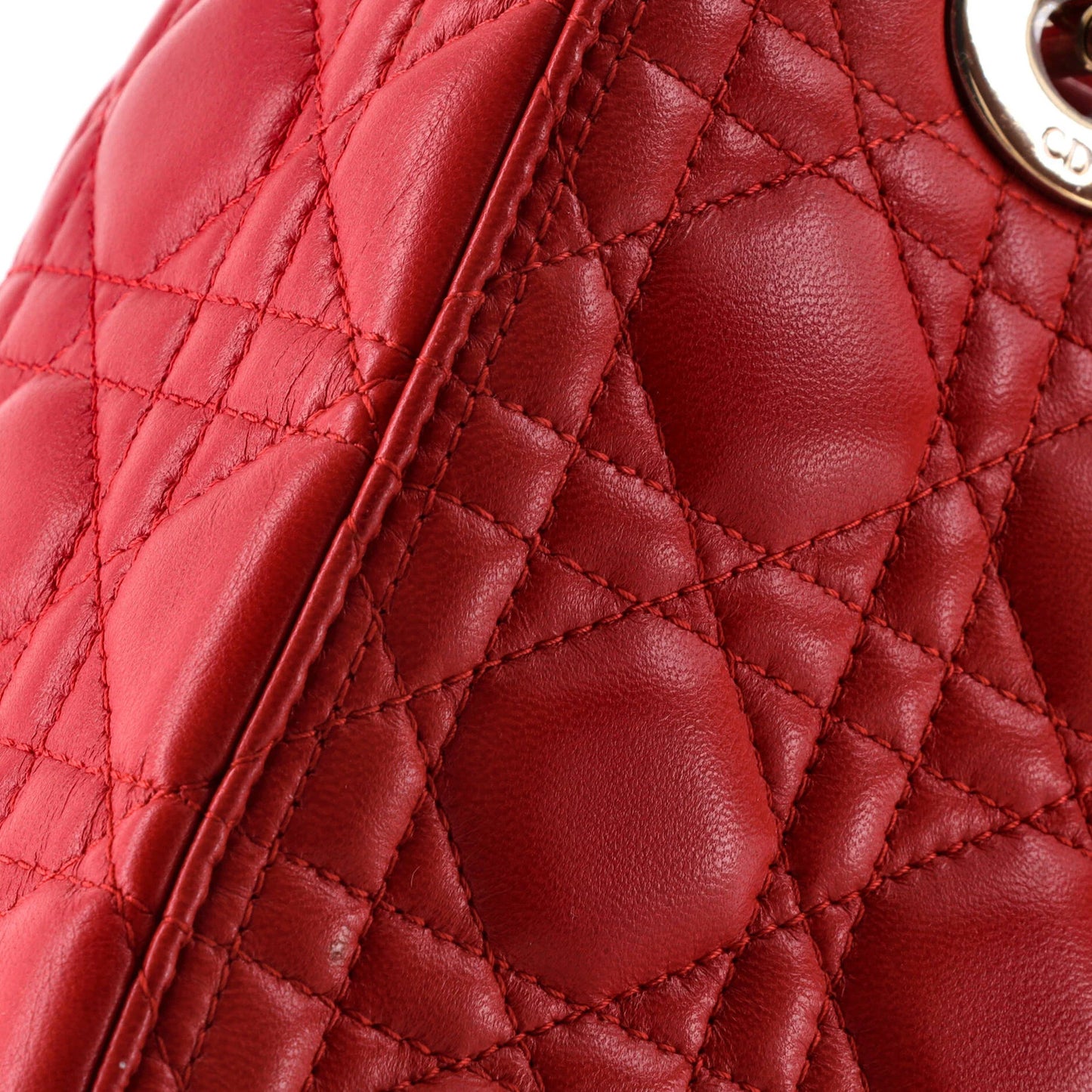 Christian Dior Lady Dior Bag Cannage Quilt Lambskin Medium