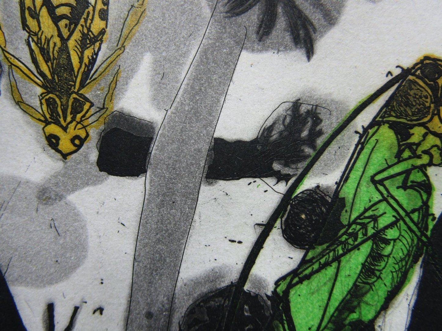 Graham Sutherland The Grasshopper Etching Aquatint 28/45 Signed 1970S British
