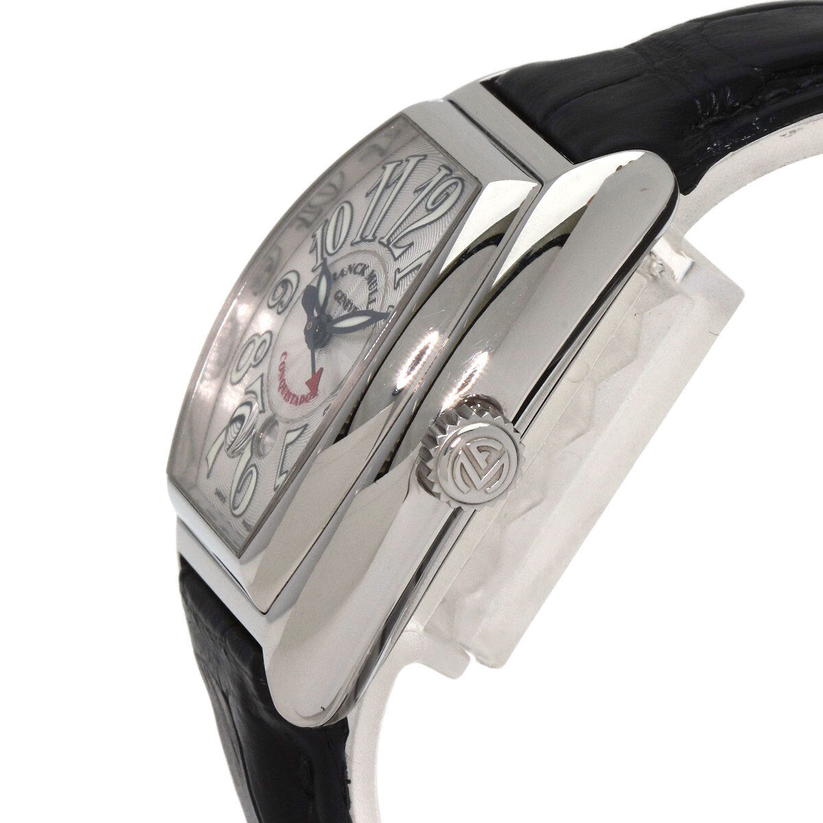 Franck Muller Conquistador Watches 8002Lsc Stainless Steel/Leather Ladies