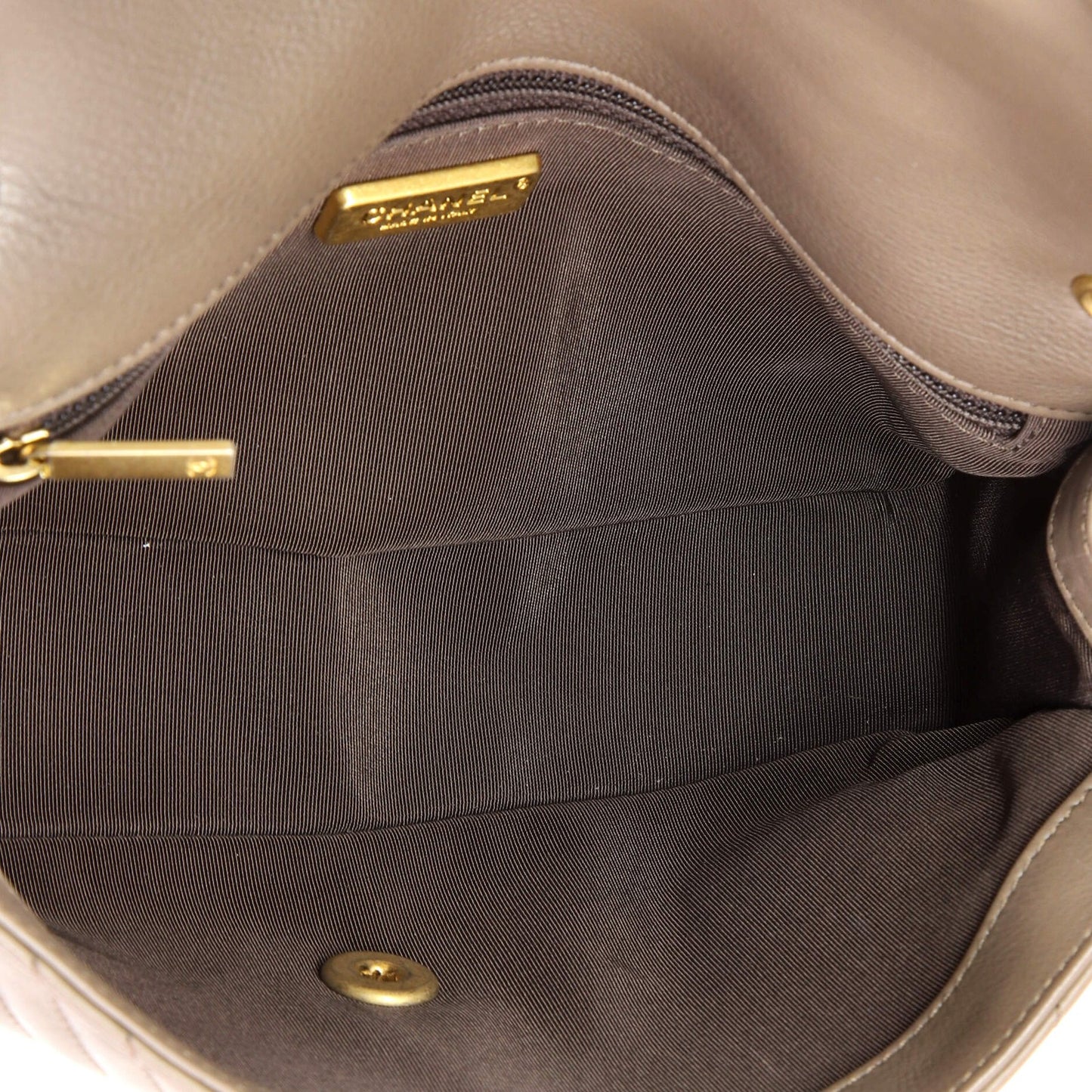 Chanel Rock The Corner Flap Bag Chevron Leather Medium