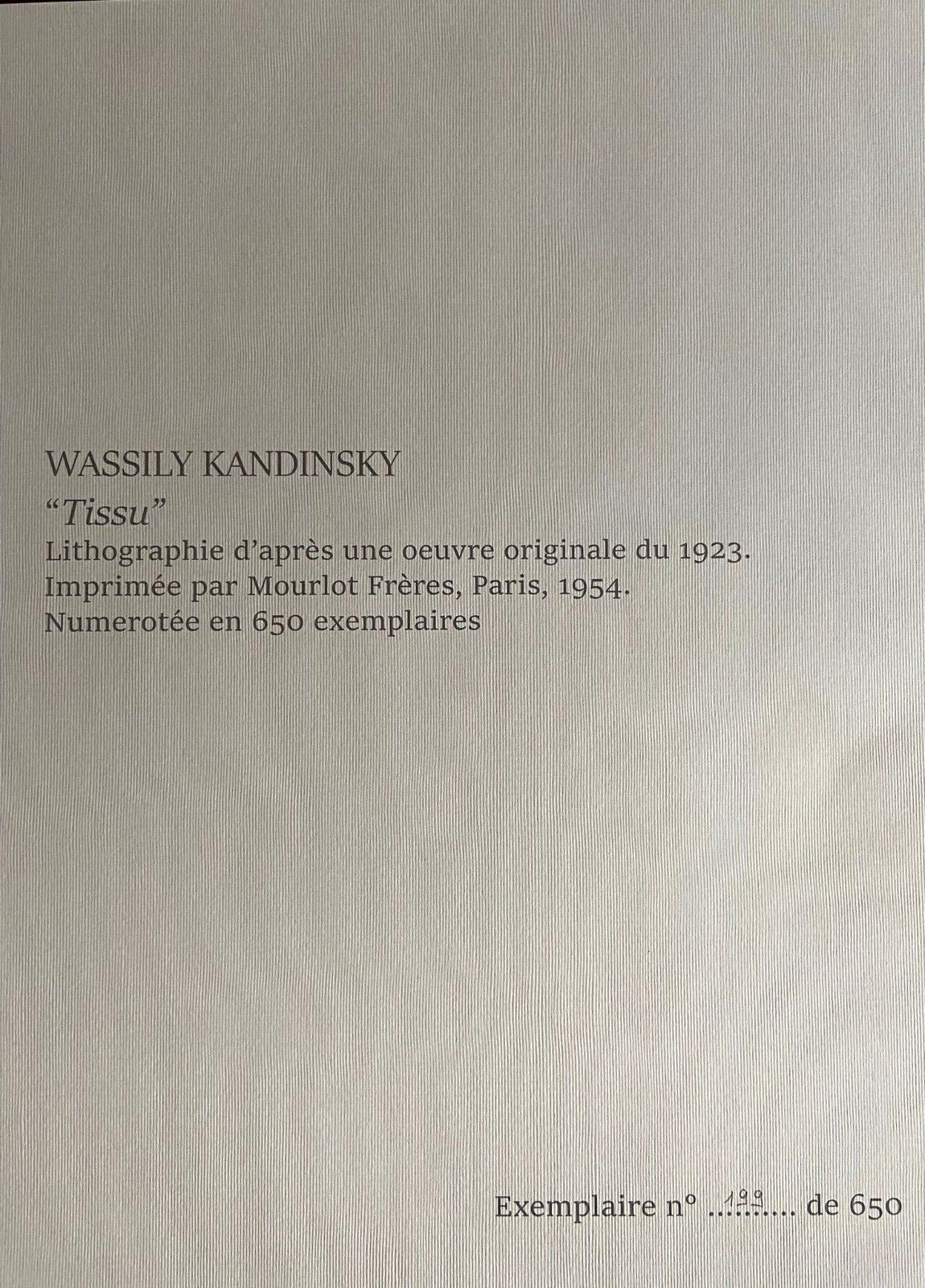 Wassily Kandinsky Coa