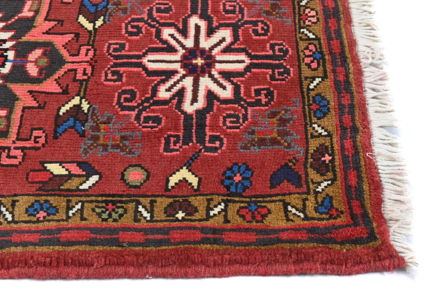 Vintage Hand-Knotted Oriental Runner Rug 2'3X6'2