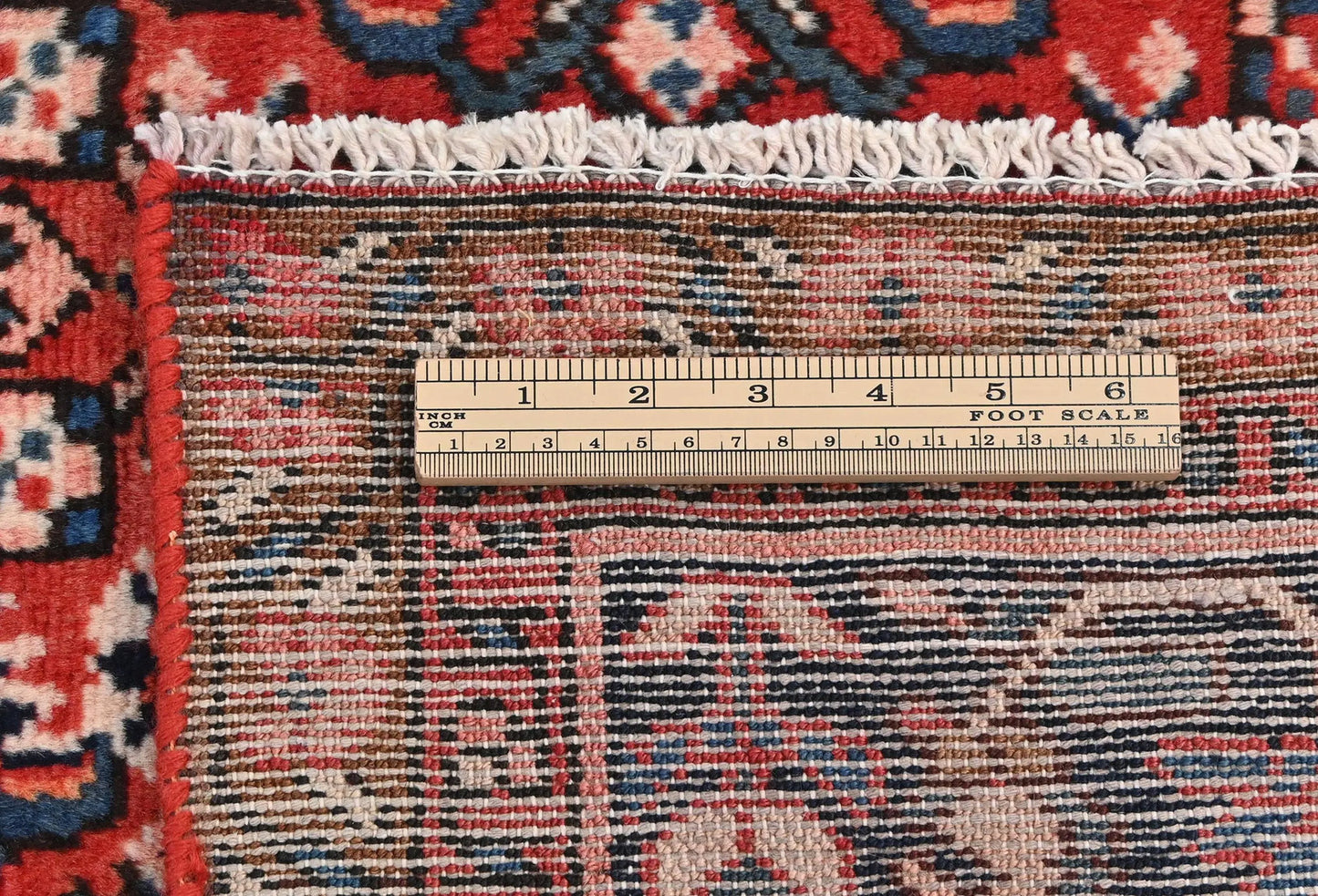 Red Vintage Hand-Knotted Tribal Rug 5X9 ft Farmho