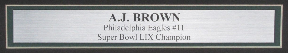 A.J. Brown Signed Philadelphia Eagles Sb Lix
