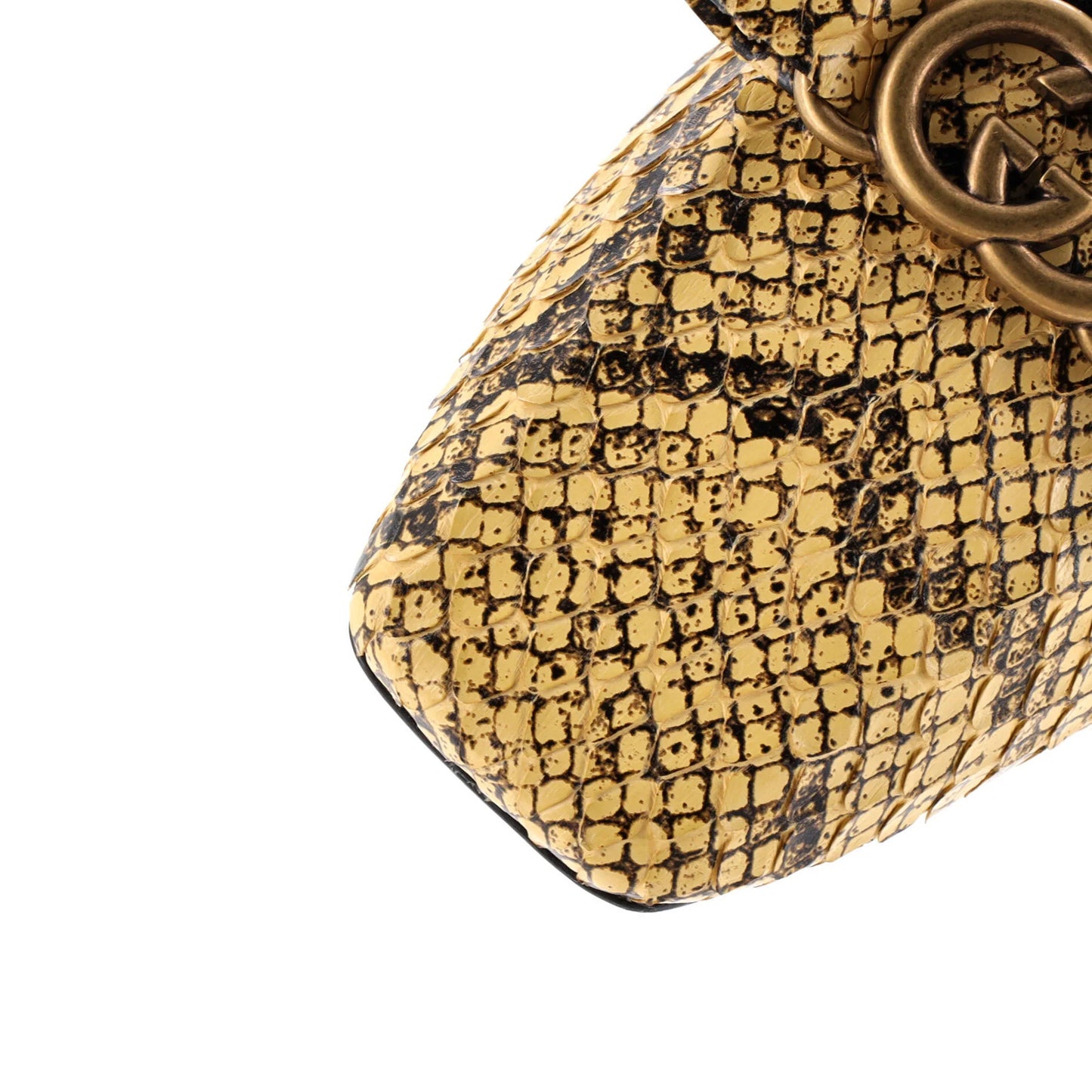 Gucci Evi Interlocking G Snakeskin Ballet Flats Women’s